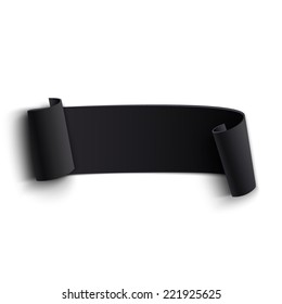 Detail Black Banner Vector Nomer 24