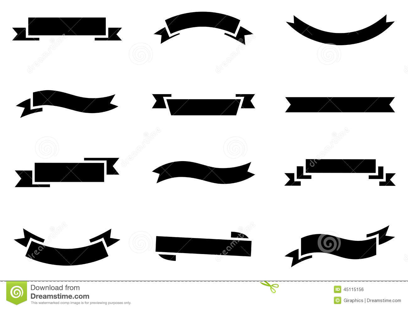Detail Black Banner Vector Nomer 30