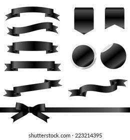 Detail Black Banner Vector Nomer 9