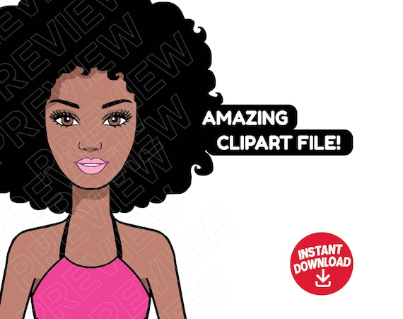 Detail Black Barbie Clipart Nomer 19