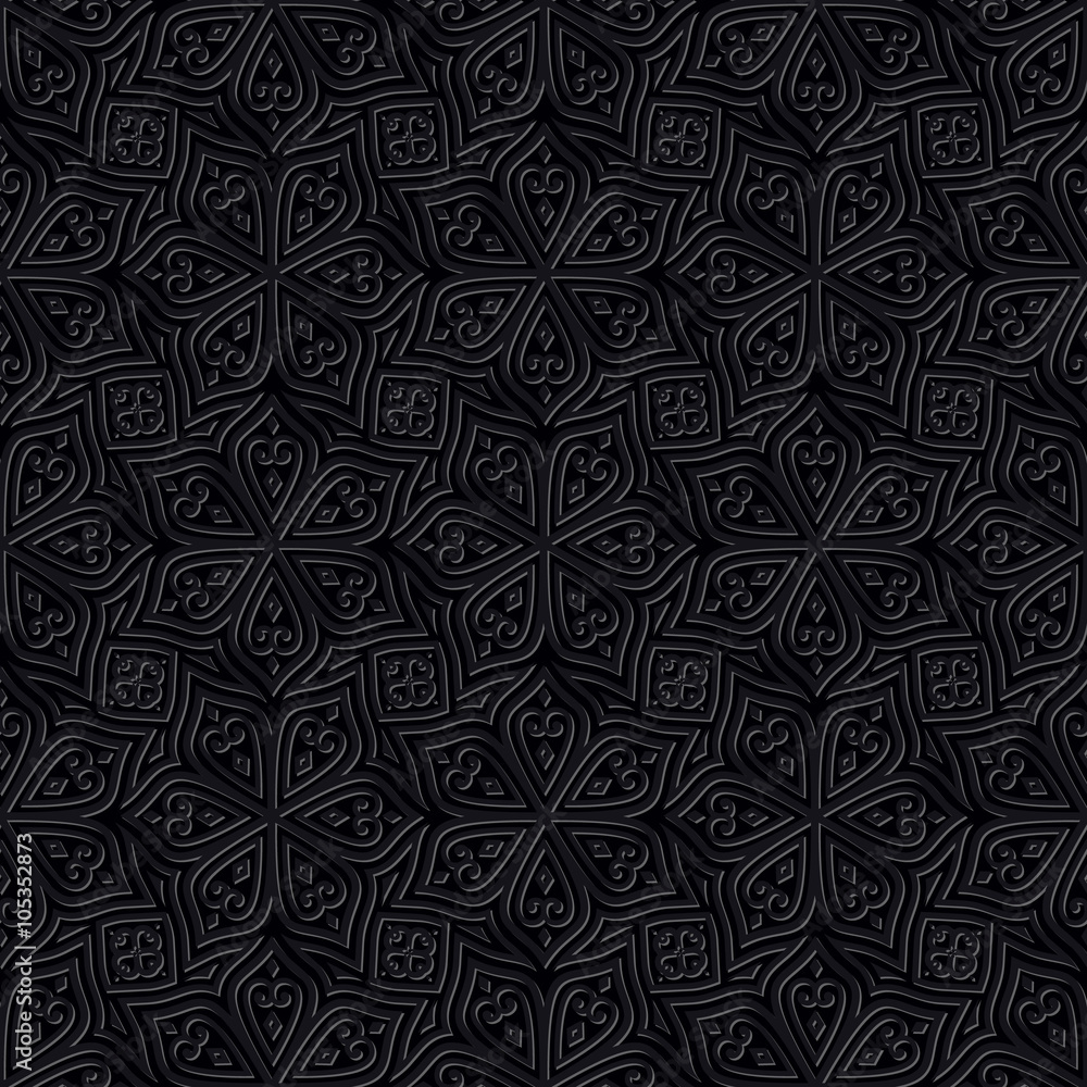 Detail Black Batik Background Nomer 8