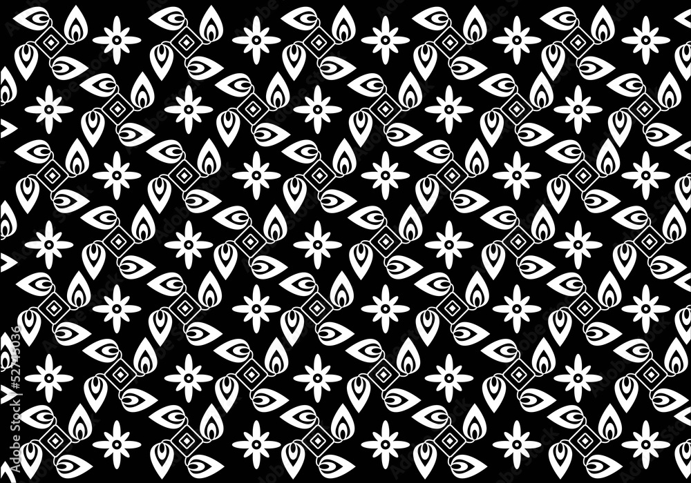 Detail Black Batik Vector Nomer 39