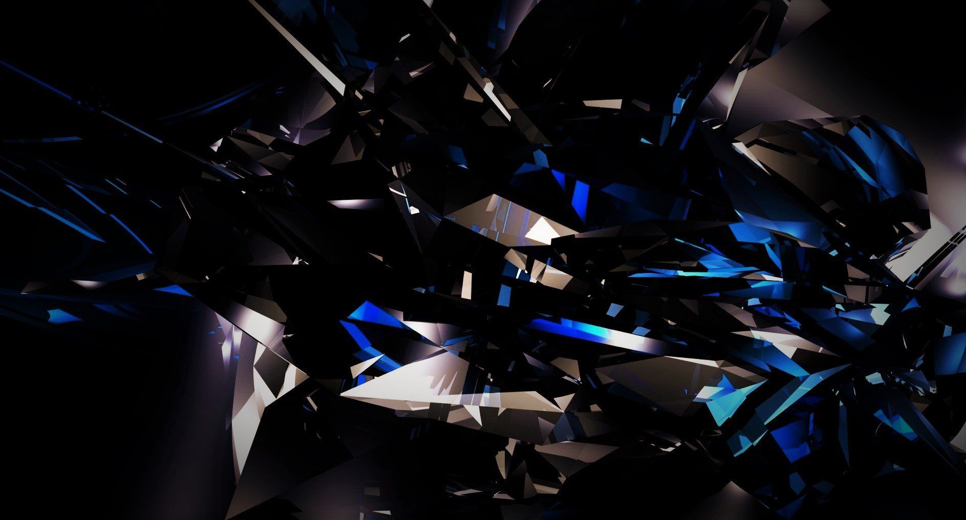 Detail Black Blue Shards Nomer 4