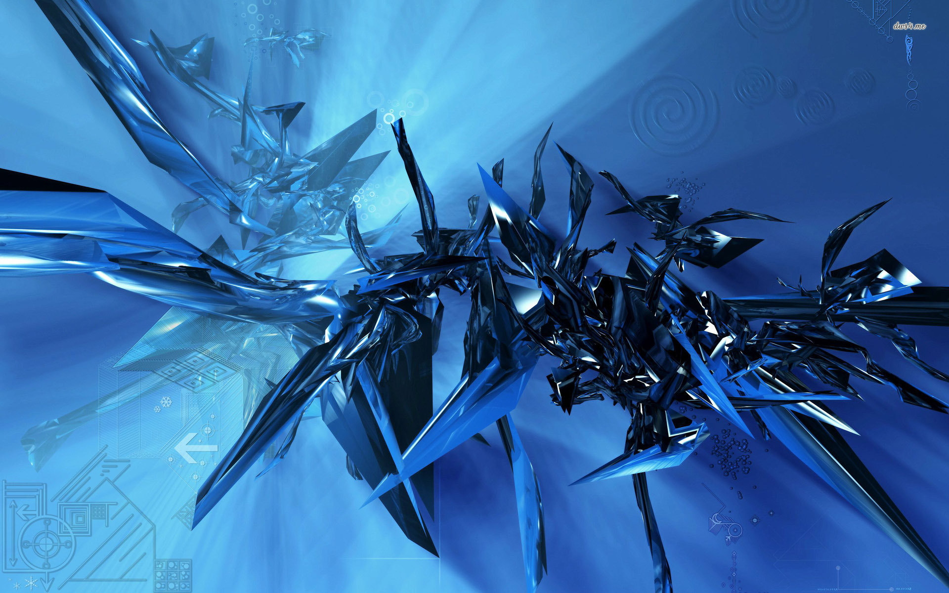 Detail Black Blue Shards Nomer 47