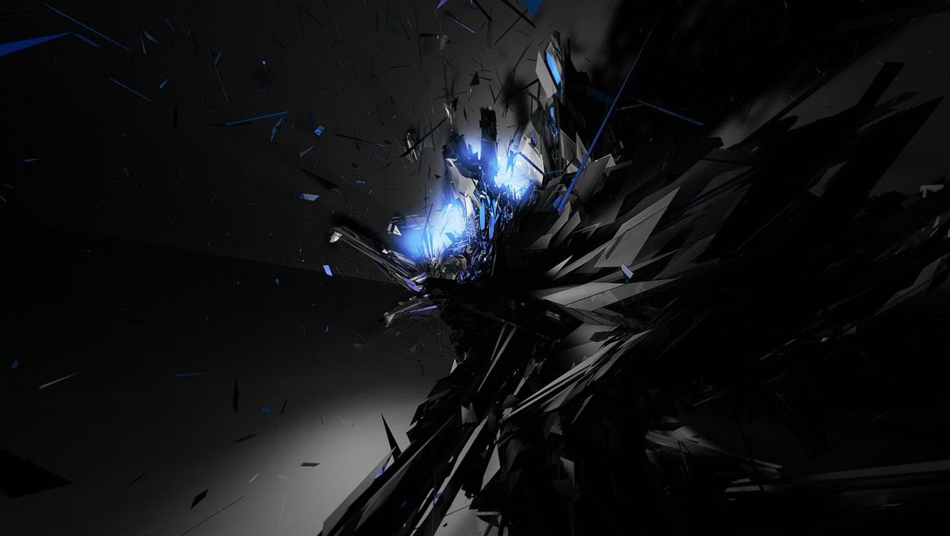 Detail Black Blue Shards Nomer 8