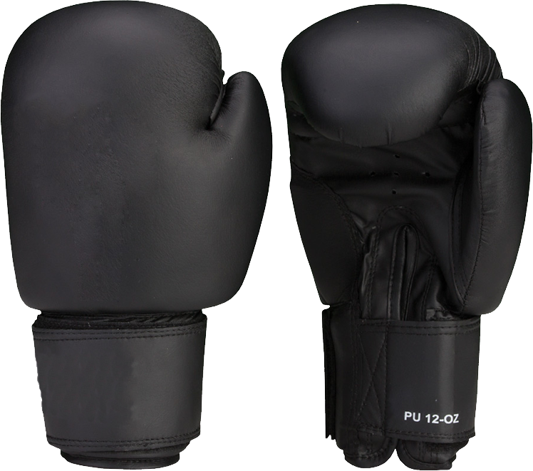 Black Boxing Glove Png - KibrisPDR