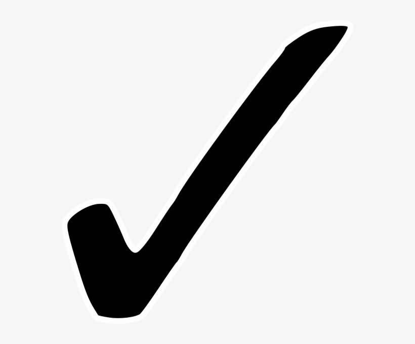 Detail Black Clipart Tick Nomer 2