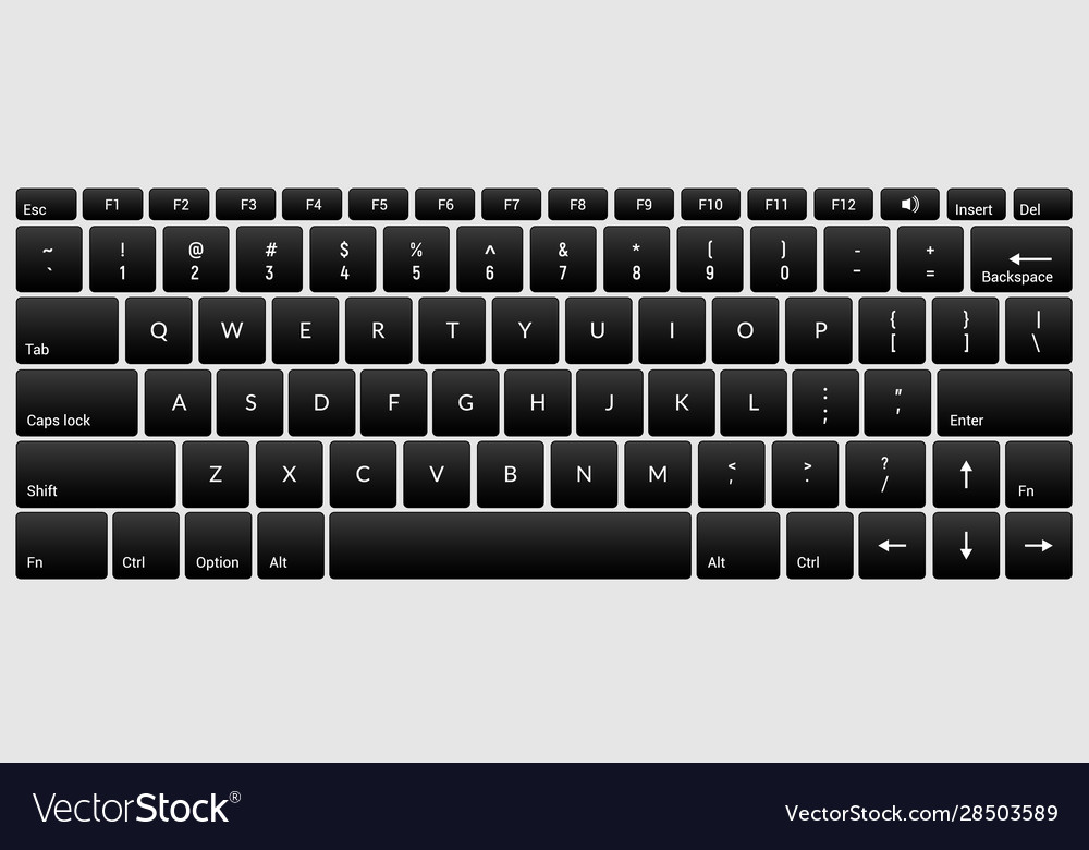 Detail Black Computer Keyboard Nomer 17