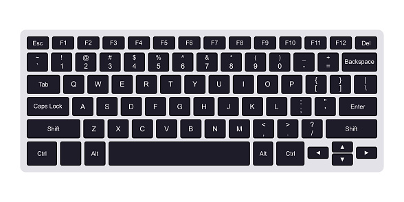 Detail Black Computer Keyboard Nomer 23
