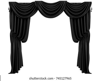 Detail Black Curtains Png Nomer 20