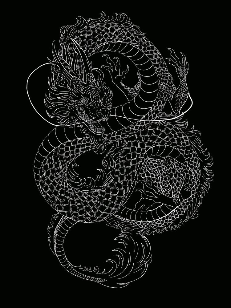 Detail Black Dragon Wallpaper Nomer 32