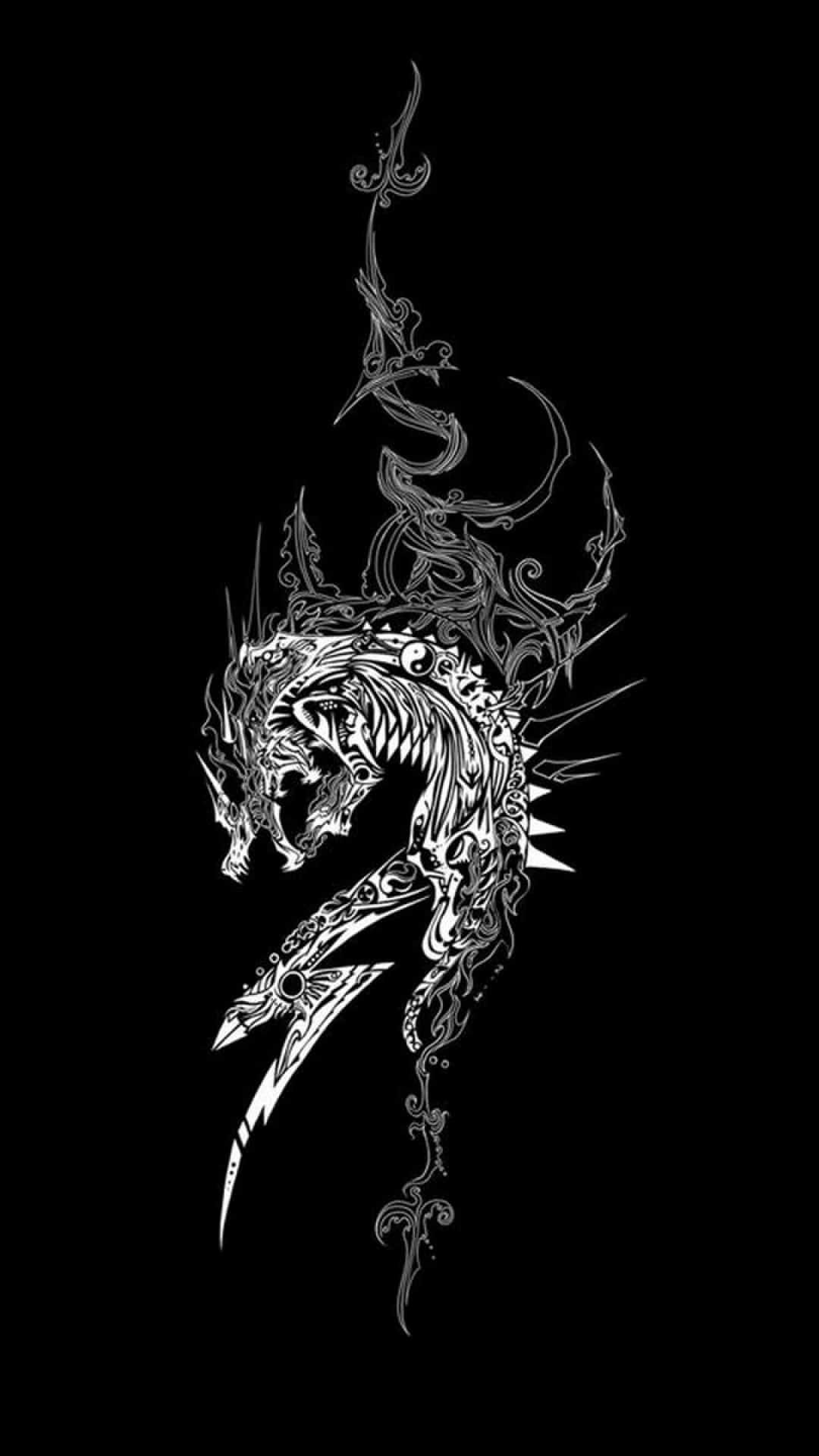 Detail Black Dragon Wallpaper Nomer 7