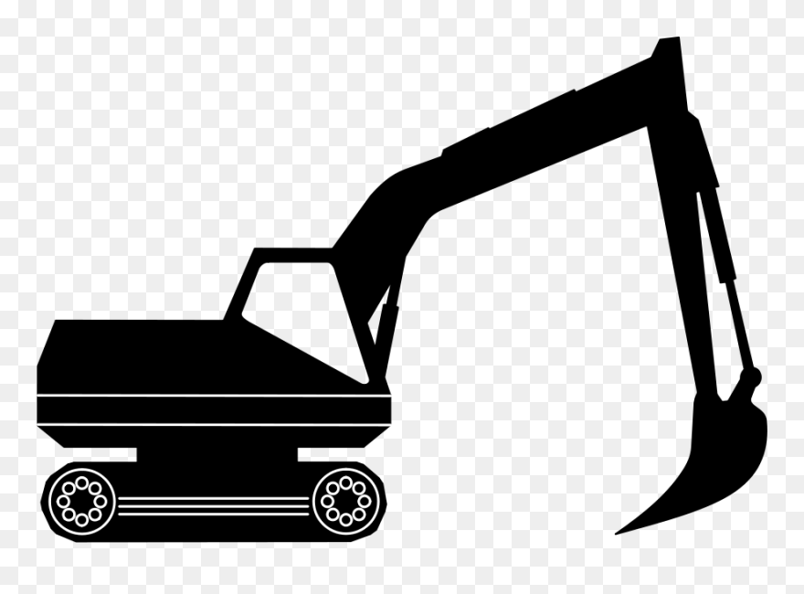 Detail Black Excavator Clipart Nomer 34