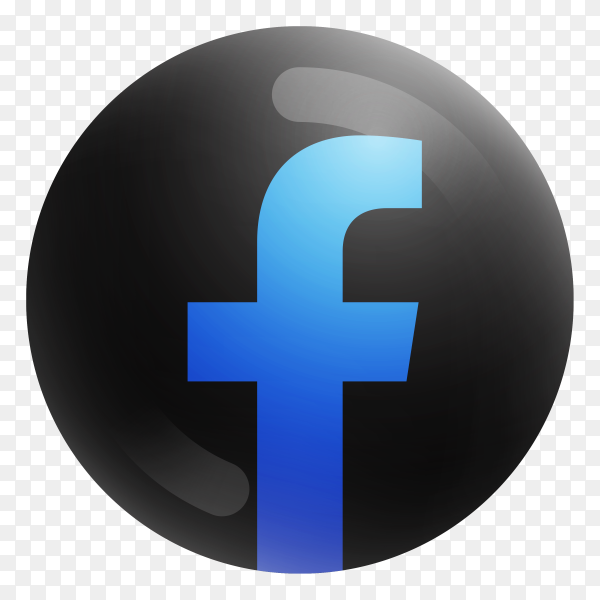 Detail Black Facebook Logo Transparent Background Nomer 30