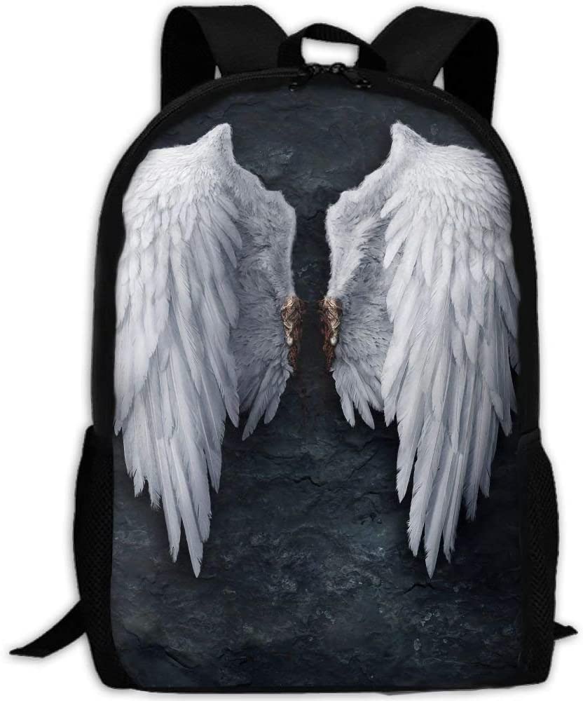 Detail Black Feather Wings Backpack Nomer 38
