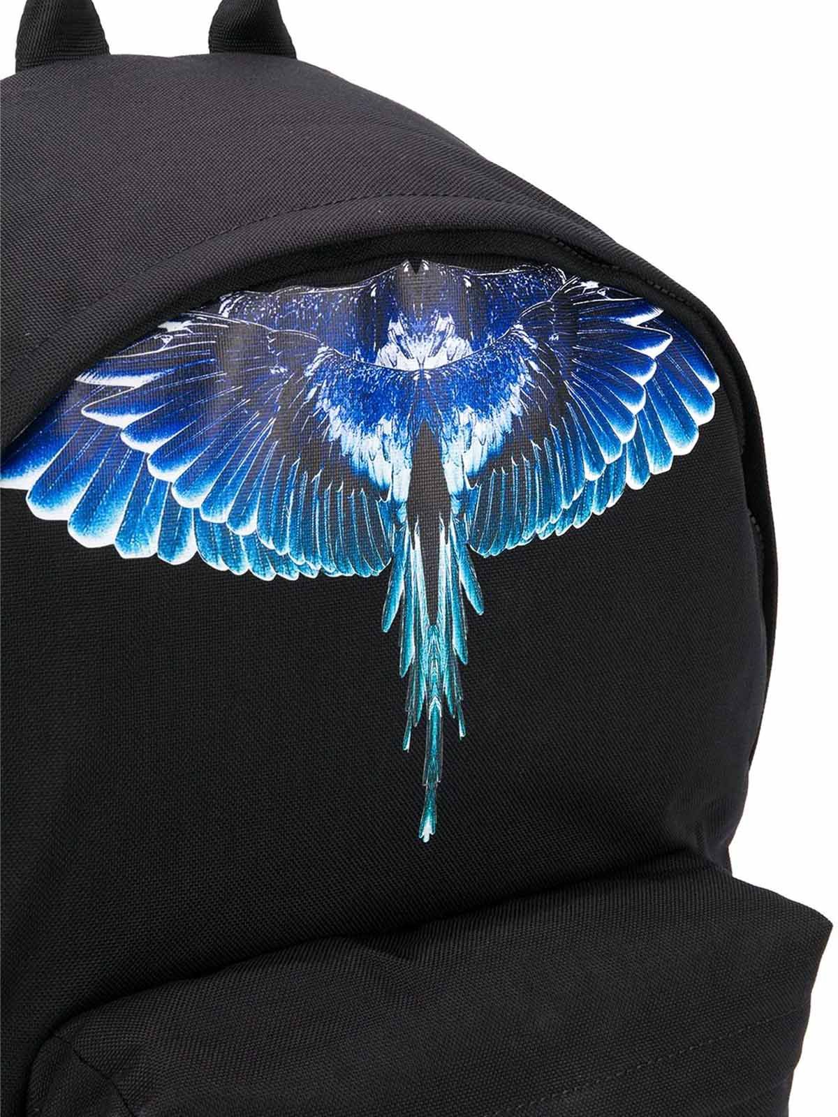 Detail Black Feather Wings Backpack Nomer 46