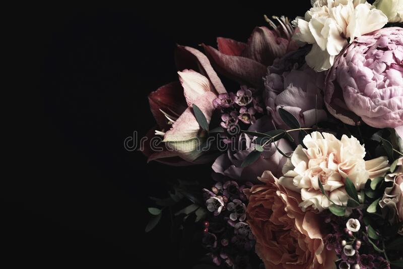 Detail Black Flower Background Nomer 48