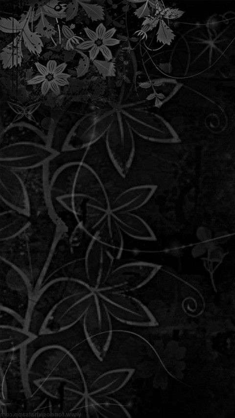 Detail Black Flower Wallpaper Nomer 36