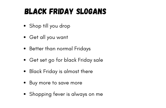 Detail Black Friday Slogans Nomer 24