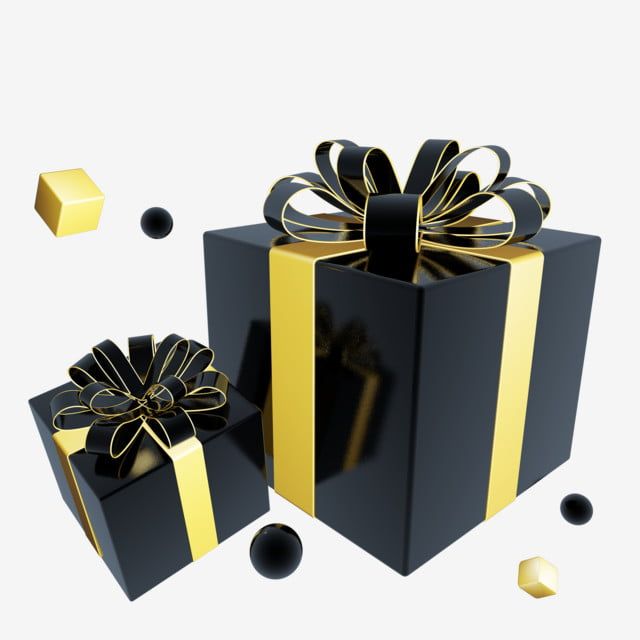 Detail Black Gift Box Png Nomer 13