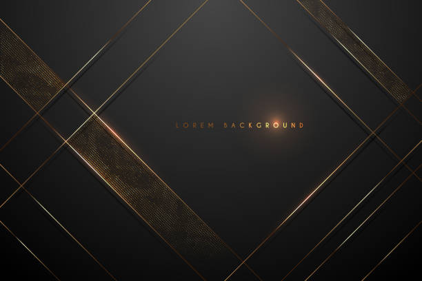 Detail Black Gold Abstract Background Nomer 13