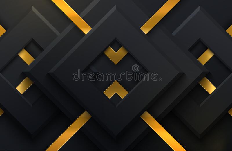 Detail Black Gold Abstract Background Nomer 25