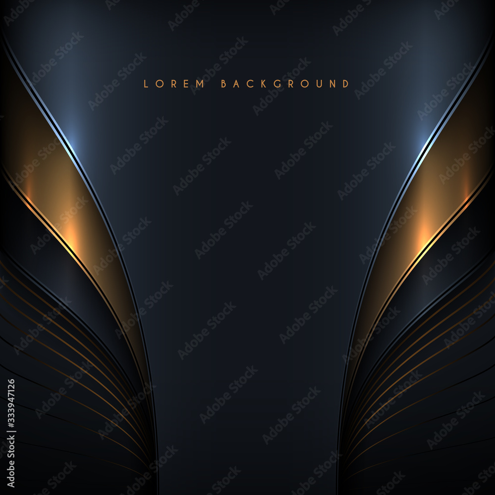 Detail Black Gold Abstract Background Nomer 27