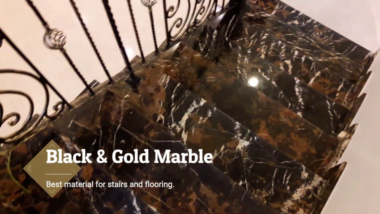 Detail Black Gold Marble Nomer 51