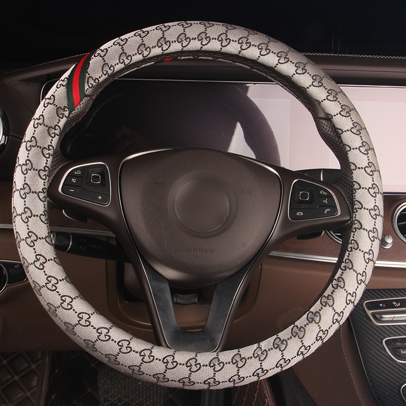 Detail Black Gucci Steering Wheel Cover Nomer 15