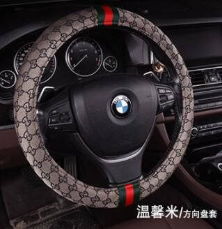 Detail Black Gucci Steering Wheel Cover Nomer 3