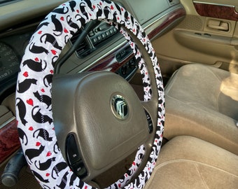 Detail Black Gucci Steering Wheel Cover Nomer 56