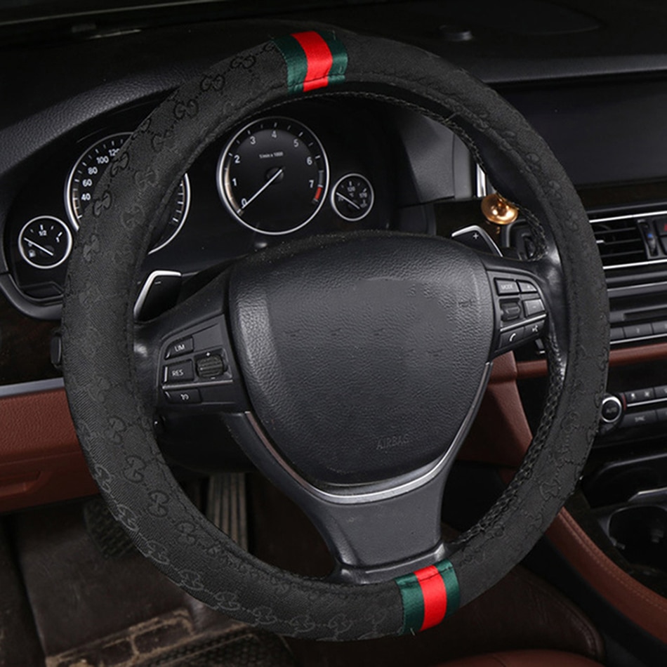 Detail Black Gucci Steering Wheel Cover Nomer 7