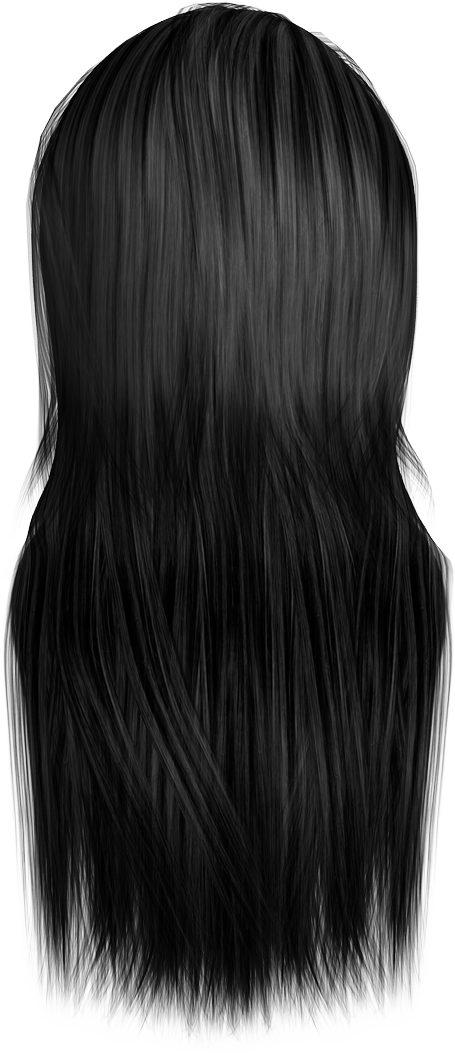 Detail Black Hair Png Nomer 14