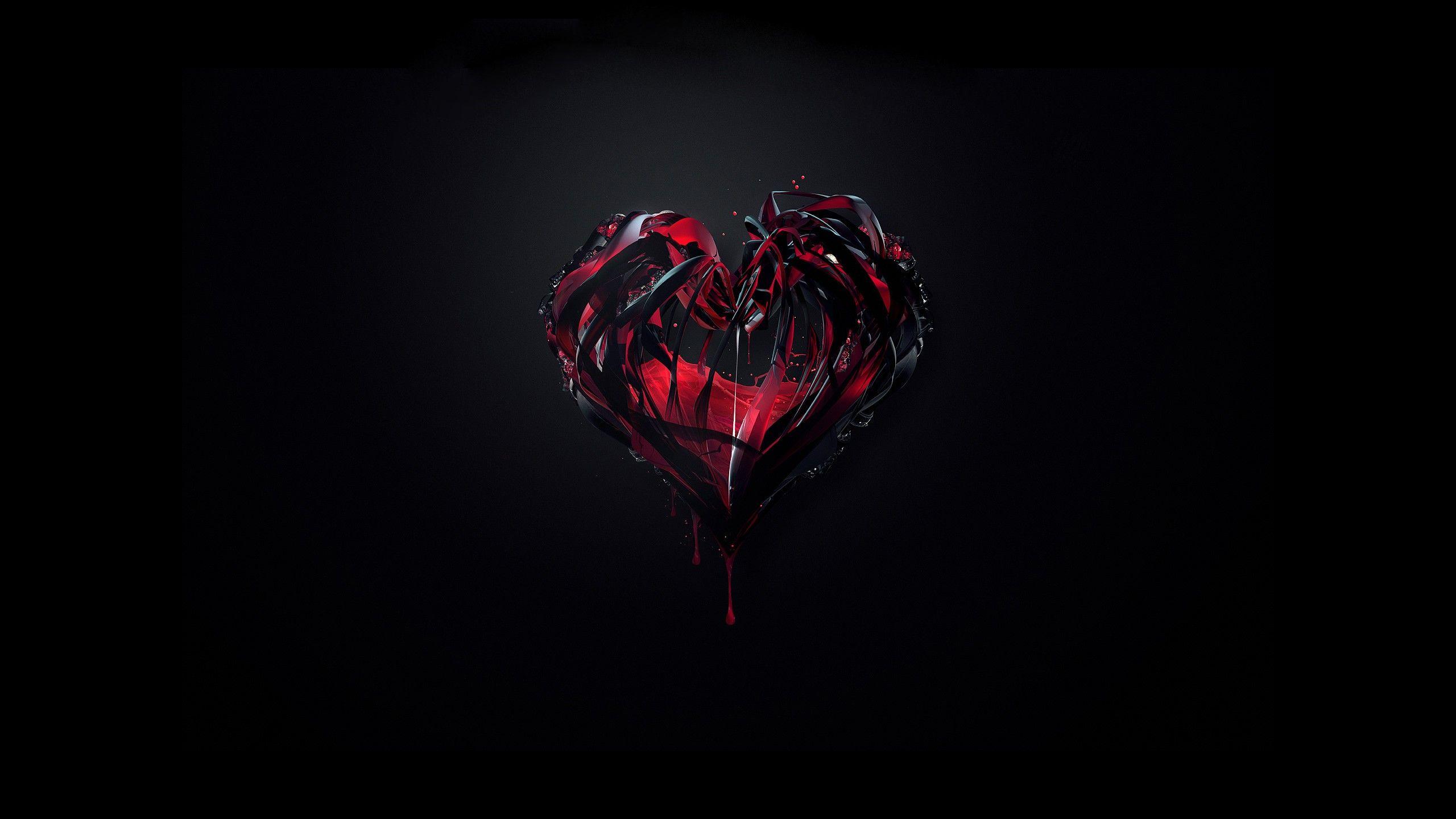 Black Heart Wallpaper - KibrisPDR