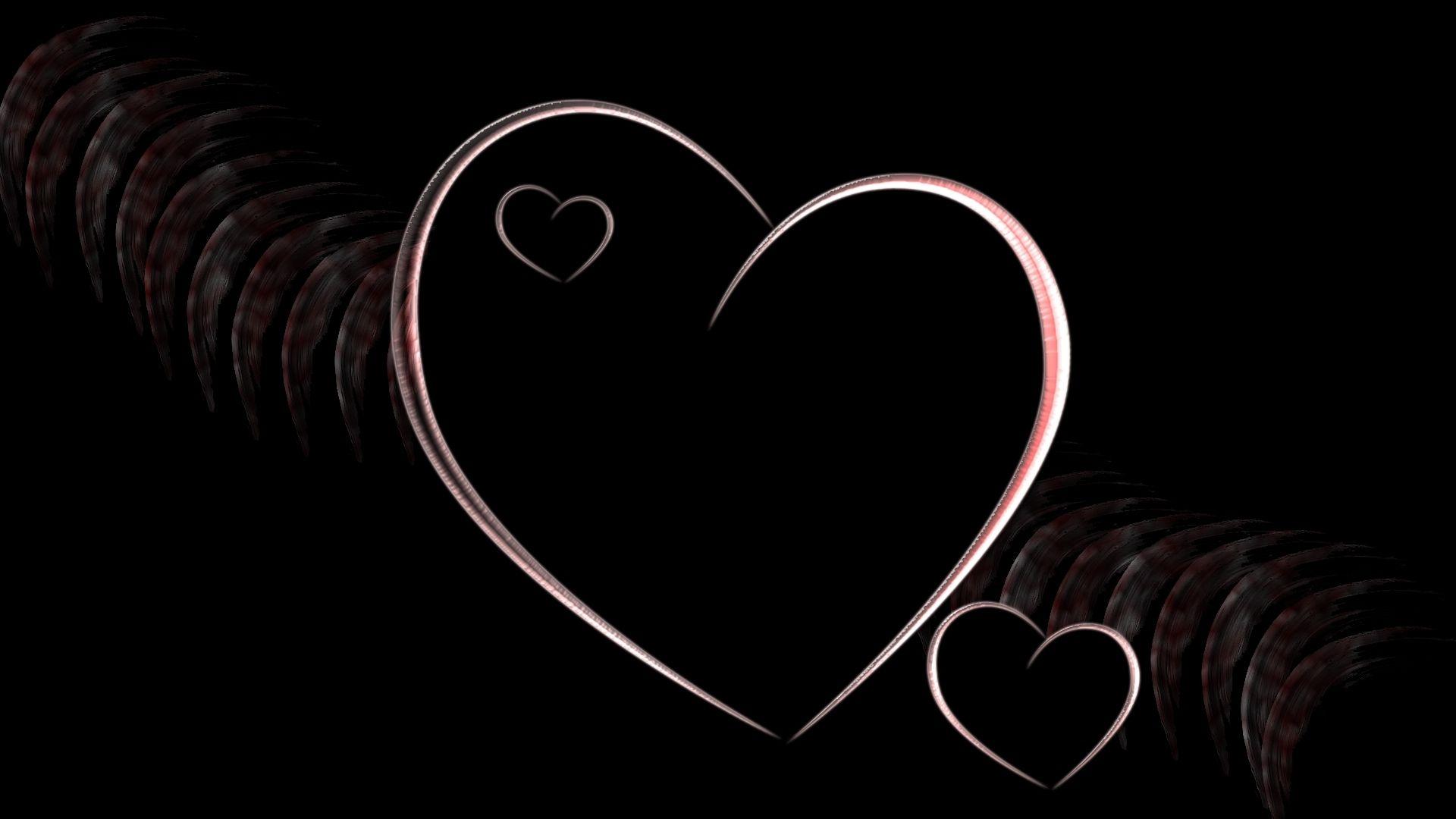 Detail Black Heart Wallpaper Nomer 4