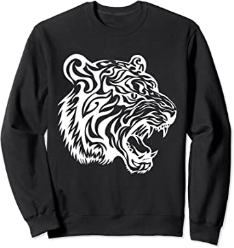 Detail Black Jaguar White Tiger Sweatshirt Nomer 14