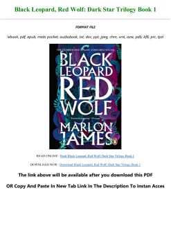 Detail Black Leopard Red Wolf Pdf Nomer 23