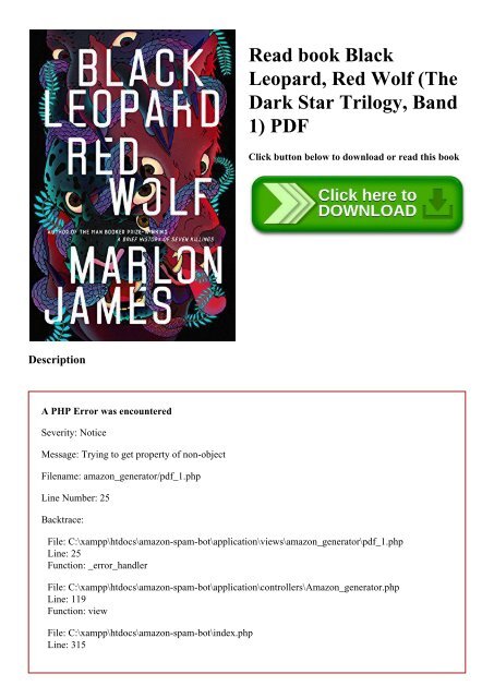 Detail Black Leopard Red Wolf Pdf Nomer 4