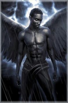 Detail Black Male Angels With Wings Nomer 4