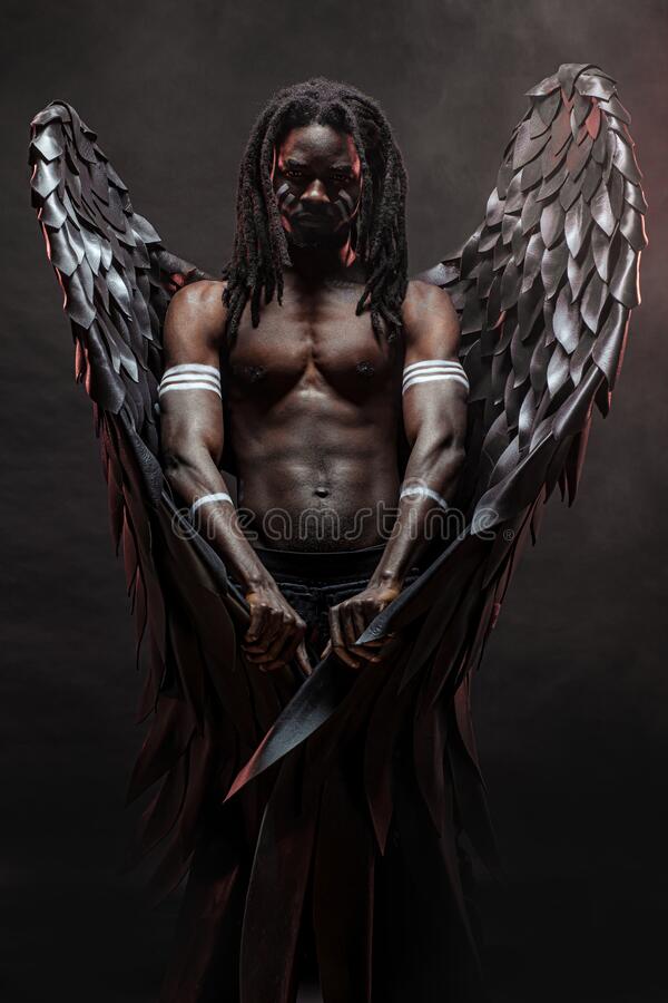 Detail Black Male Angels With Wings Nomer 9