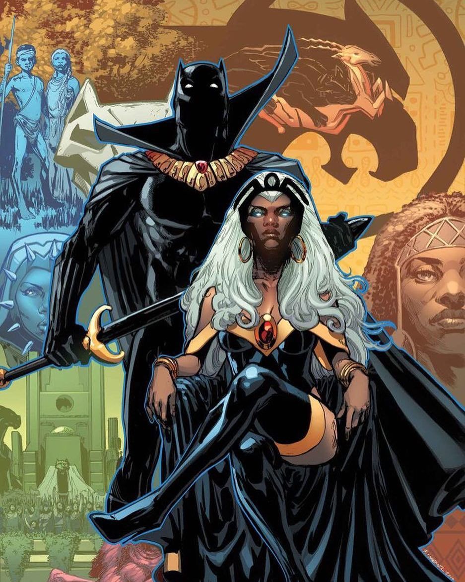 Detail Black Panther And Storm Nomer 12