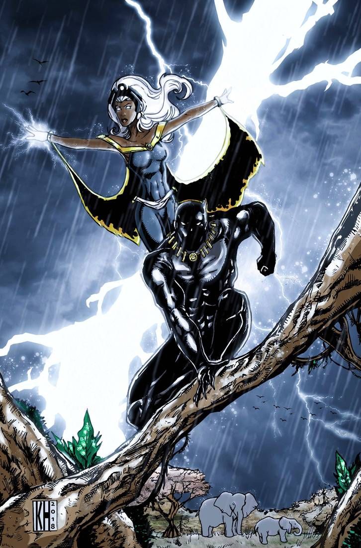 Detail Black Panther And Storm Nomer 45