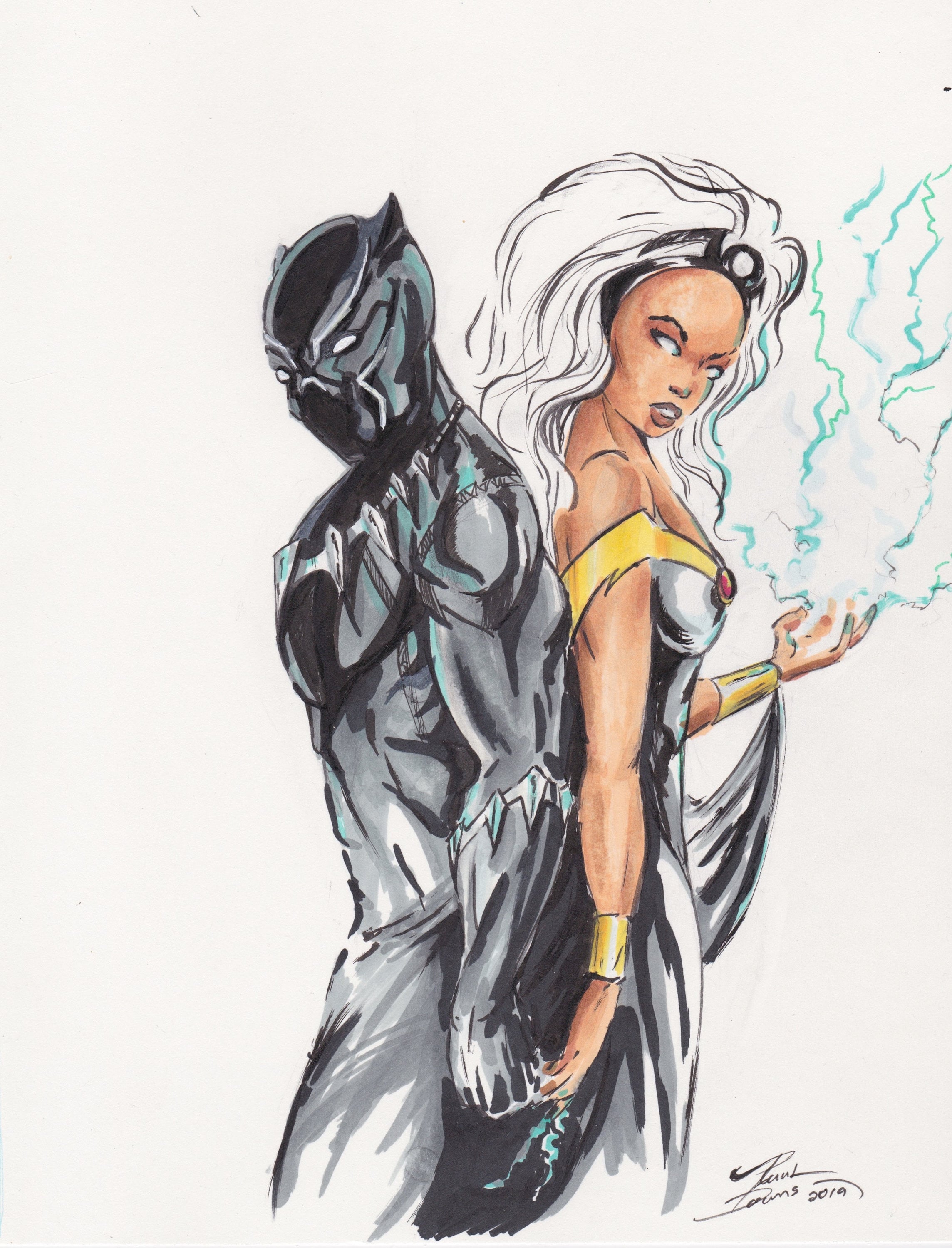 Detail Black Panther And Storm Nomer 46