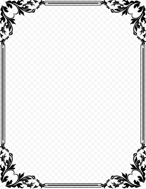 Detail Black Picture Frame Png Nomer 39