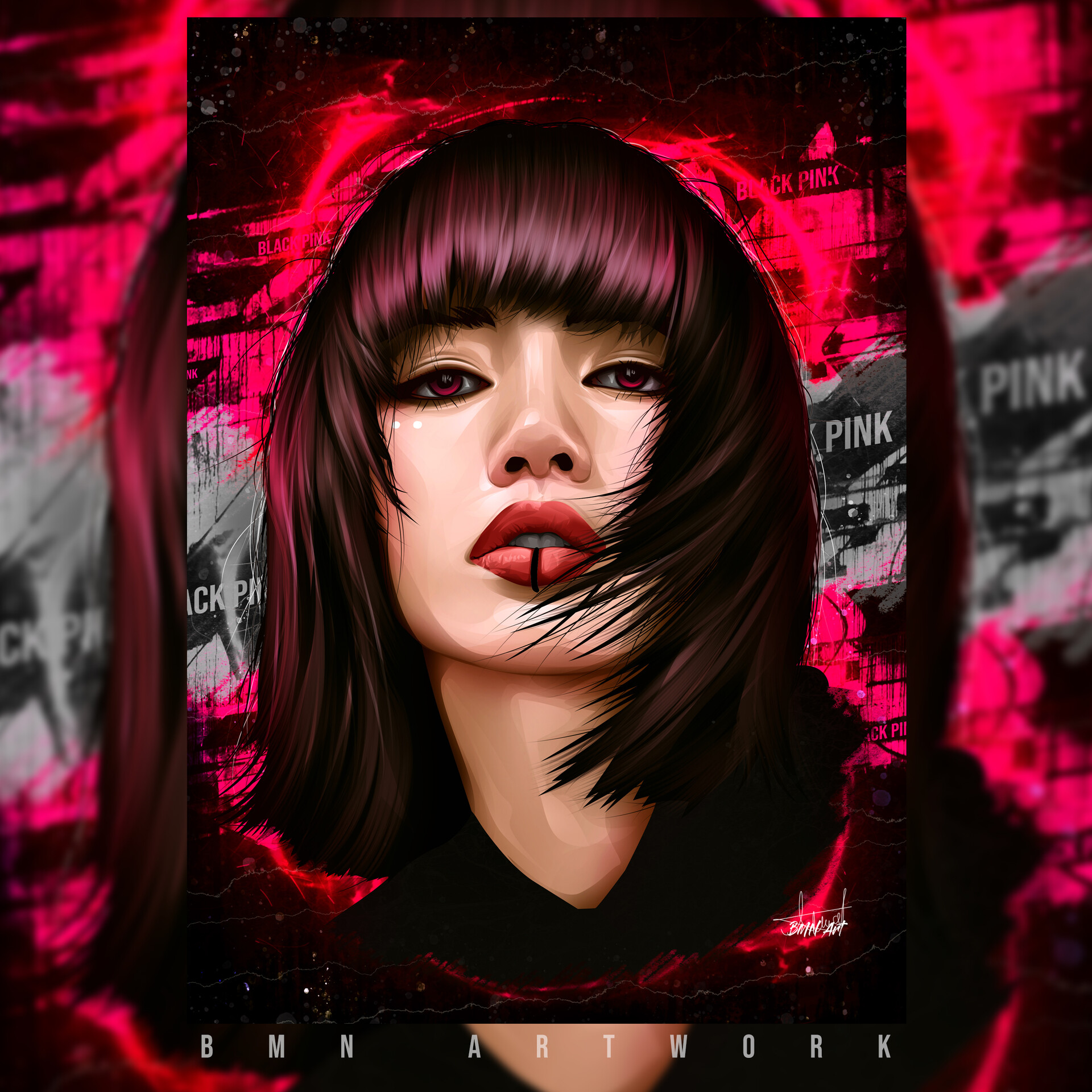 Detail Black Pink Vector Nomer 45