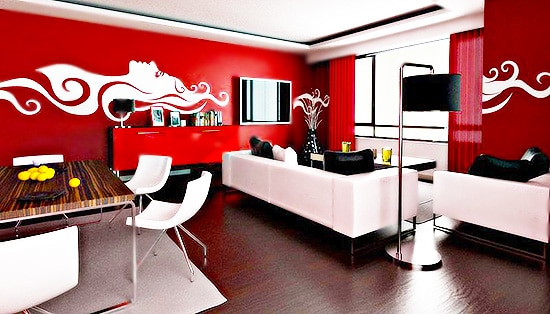 Detail Black Red Design Nomer 46