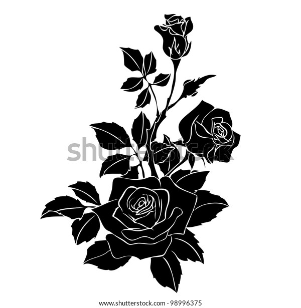 Detail Black Rose Vector Nomer 12