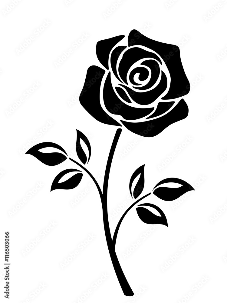 Detail Black Rose Vector Nomer 38