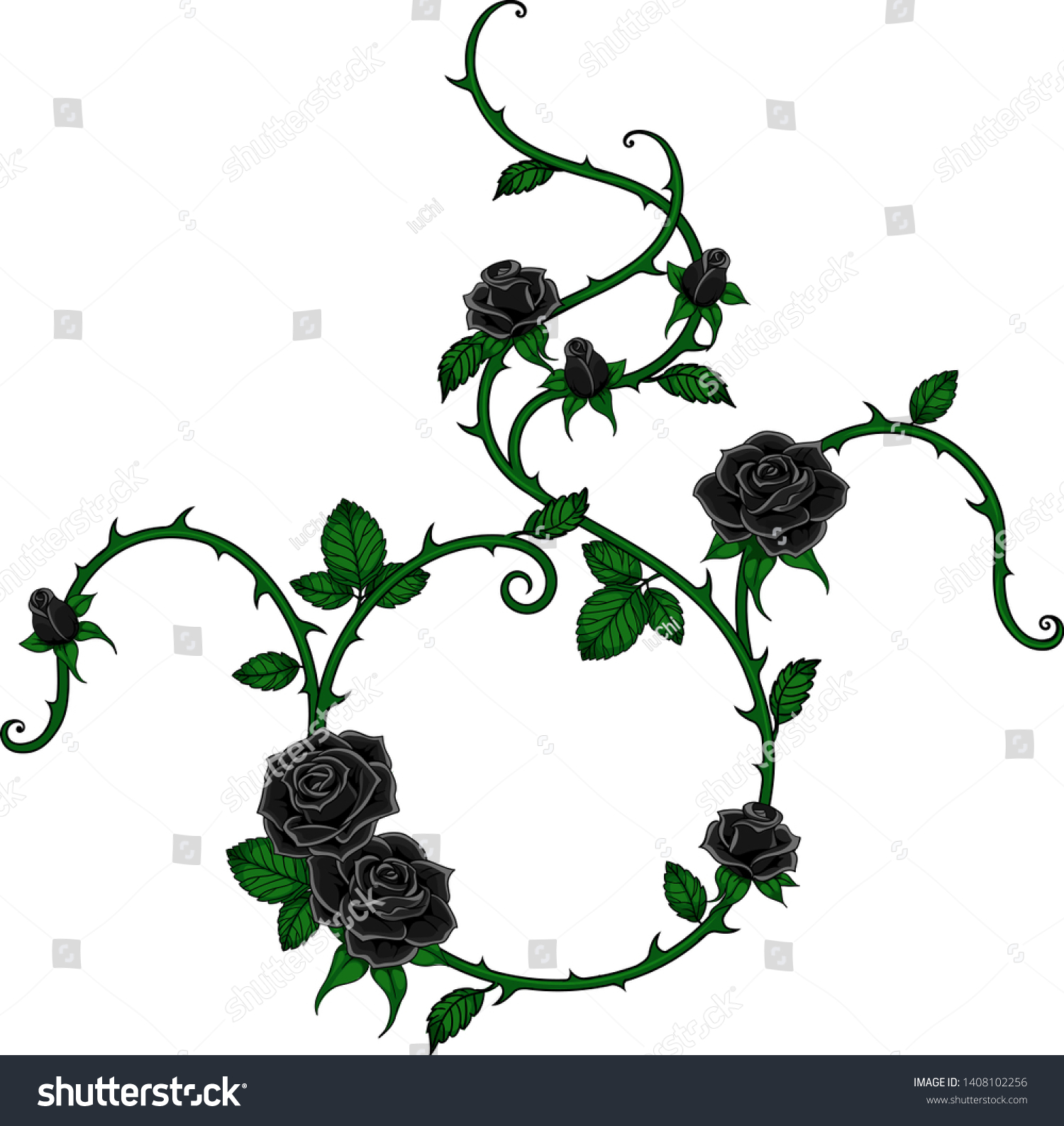 Detail Black Rose Vector Nomer 42