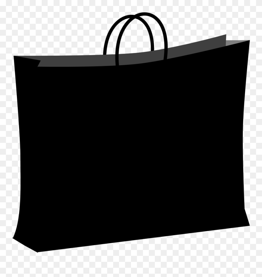 Detail Black Shopping Bag Png Nomer 8